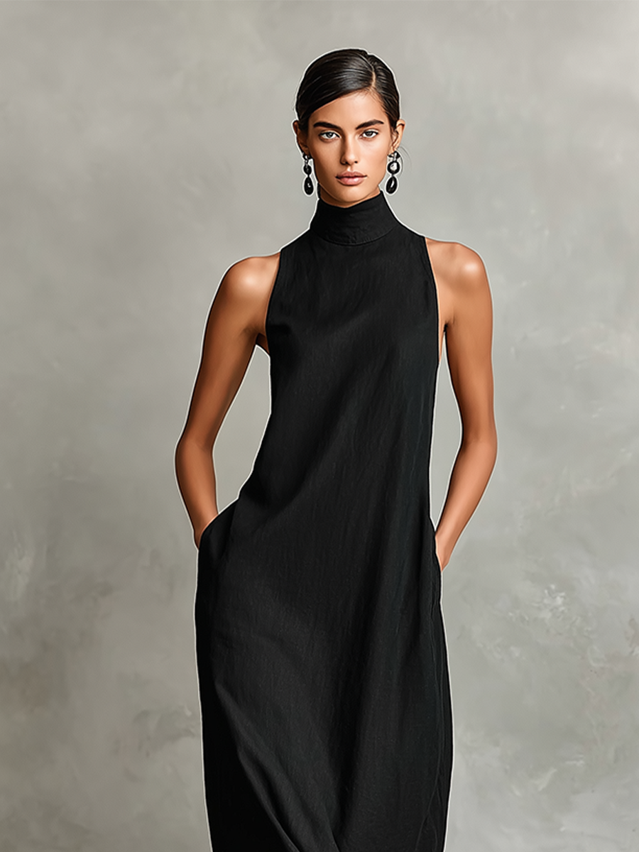 Dobrosława | Minimalistyczna Sukienka Maxi