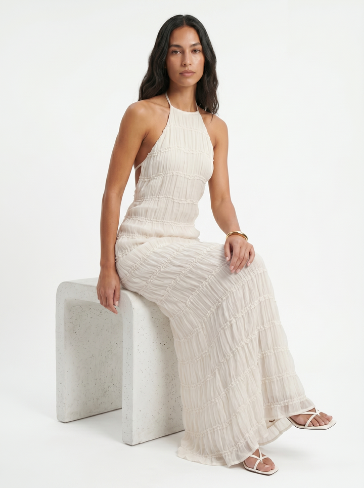 Aurelia | Sukienka Maxi z Halterem