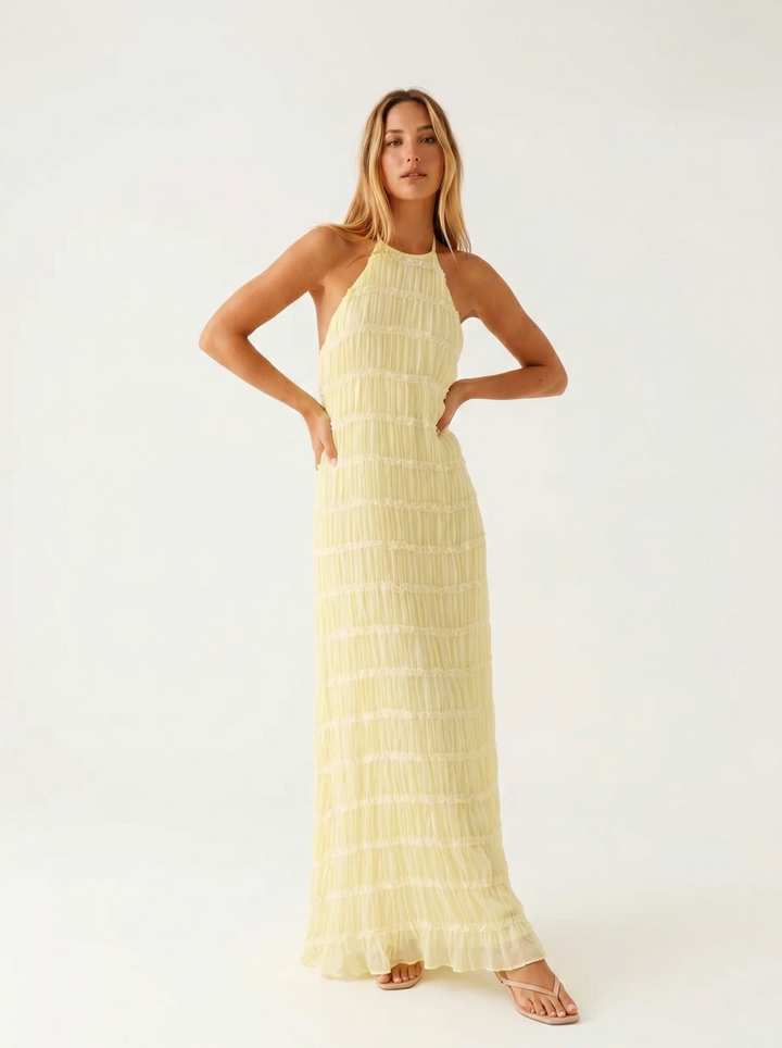 Aurelia | Sukienka Maxi z Halterem