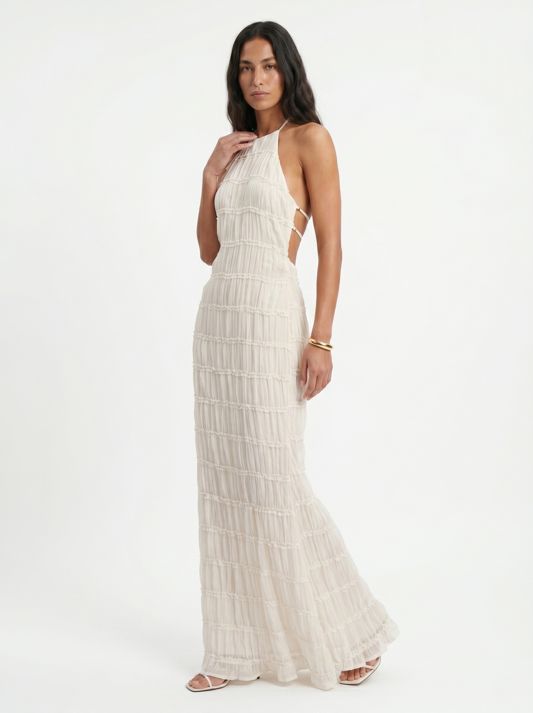 Aurelia | Sukienka Maxi z Halterem