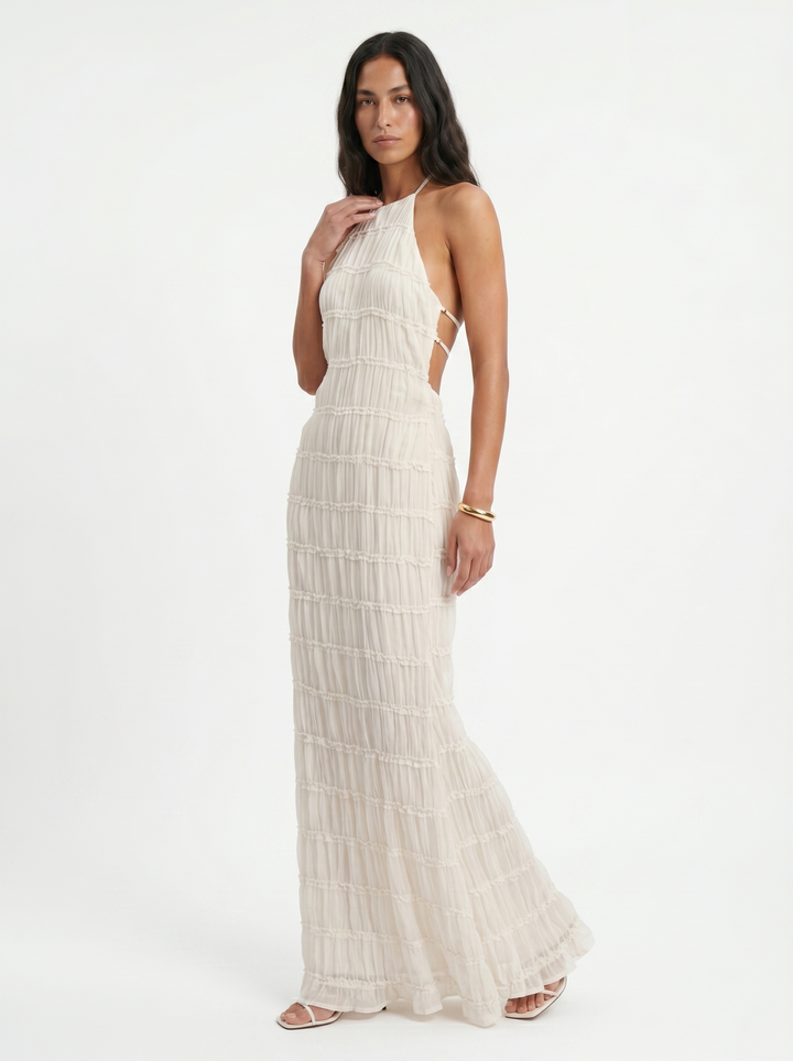 Aurelia | Sukienka Maxi z Halterem