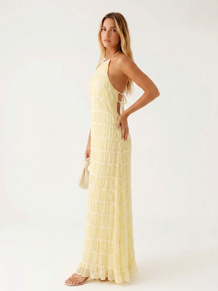 Aurelia | Sukienka Maxi z Halterem