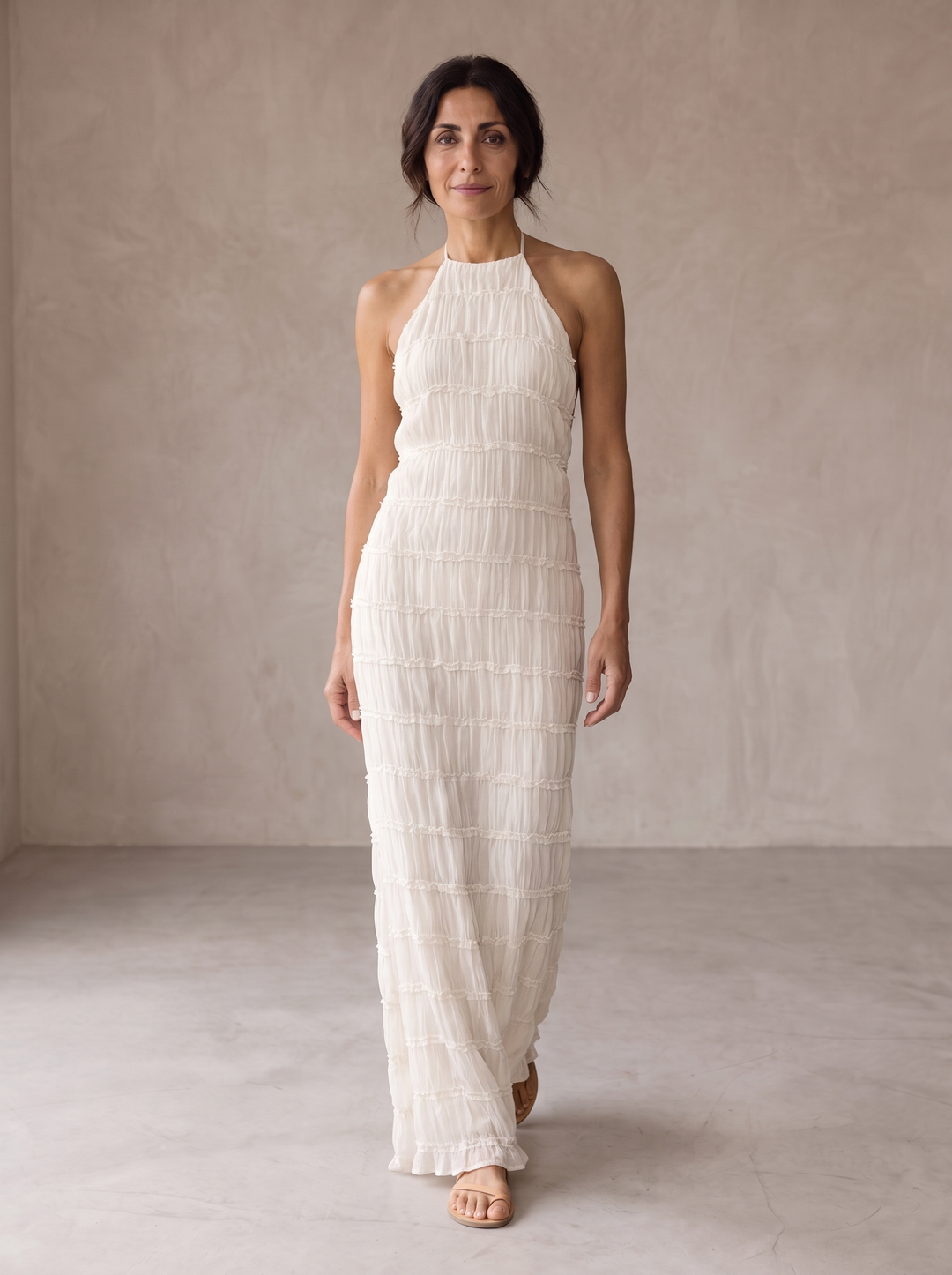 Aurelia | Sukienka Maxi z Halterem
